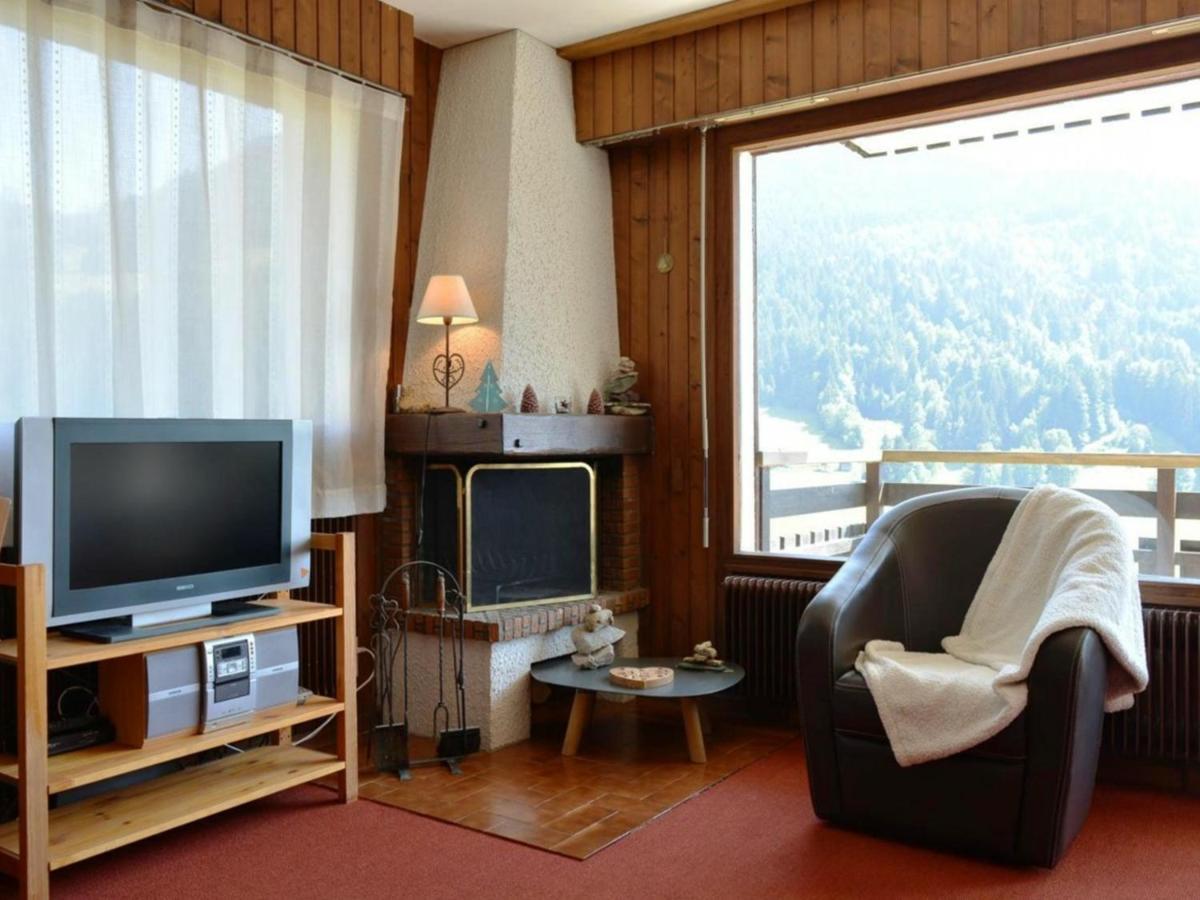 Апартаменты Appt 3 Pieces 6 Pers Avec Cheminee Et Navette Proche Le Grand-Bornand - Fr-1-241-47 Экстерьер фото